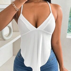 Elegant White Women's Tank Top